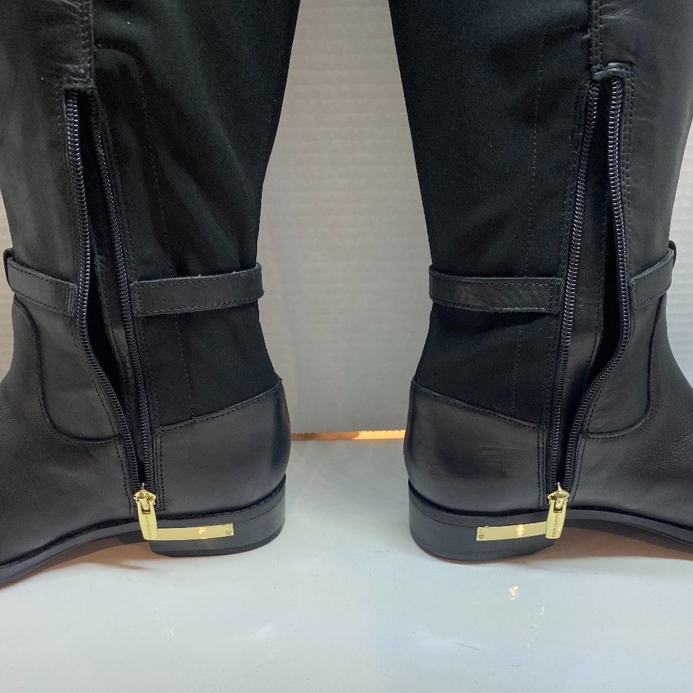 Vince Camuto Pretanna Black Leather Tall Boot - Picture 9 of 16